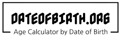 Age Calculator by Date of Birth